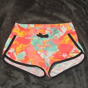 Vibrant Tie-Dye Women's Swim Shorts